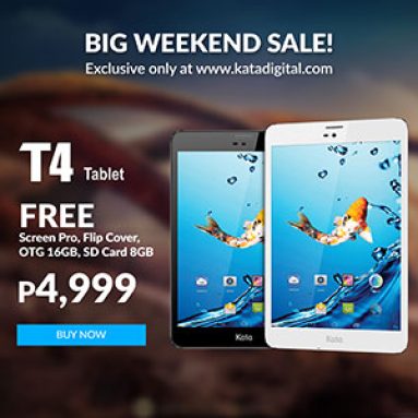 Deal Alert: Kata T4 is just PhP4999 TODAY