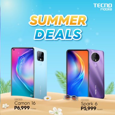 TECNO Announces Summer Deals for Spark 6 and Camon 16 on Lazada and Shopee