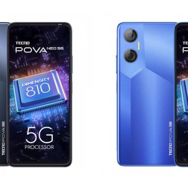 Tecno Pova Neo 5G Introduced with a Dimensity 810 SoC