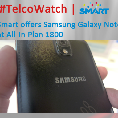 Telco Watch: Smart offers Samsung Galaxy Note 3 at All-In Plan 1800