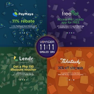 Voyager brings the biggest online deals to Filipinos for Singles’ Day