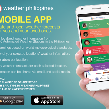 WeatherPhilippines tells you if you need to bring an umbrella with you