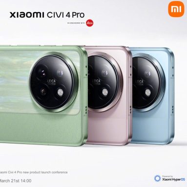 Xiaomi Civi 4 Pro Set to Debut on March 21