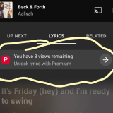 YouTube Music Lyrics Will Now Have a Limit for Free Users