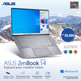 ASUS ZenBook 14 with AMD Ryzen 4000 Mobile Processors Now Available in PH