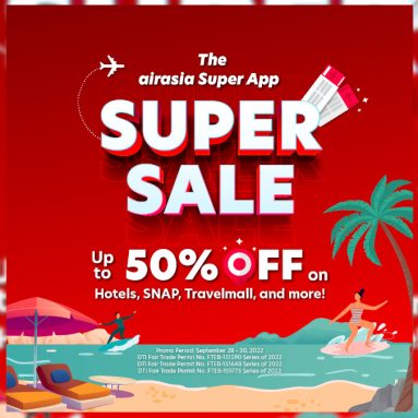 Welcome the BER months with Up to 50% Off During the airasia Super App Super Sale