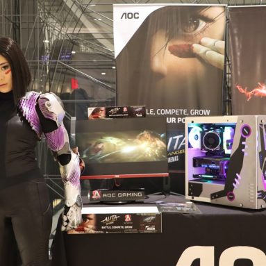 AOC is the Official Monitor Partner of Alita: Battle Angel