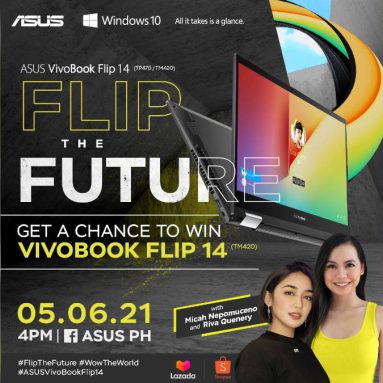 Get a Chance to Win an ASUS VivoBook Flip 14 on May 6, 2021!
