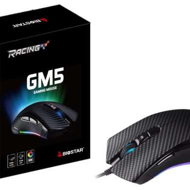 BIOSTAR Launches RACING GM5 Gaming Mouse