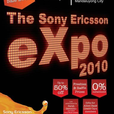 Sony Ericsson’s Biggest Sale Ever Expo 2010