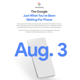 Google Pixel 4a to be Announced on August 3?