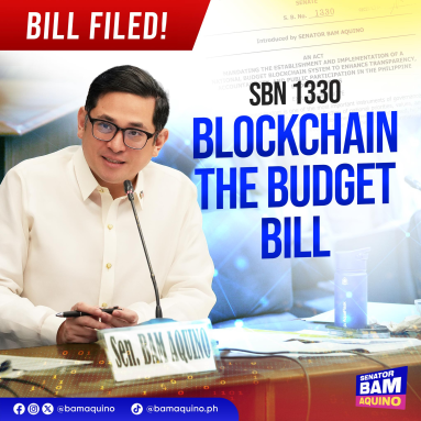 Senator Bam Aquino’s Blockchain Budget Bill: Revolutionizing Government Transparency in the Philippines