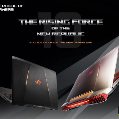 ASUS Announces Updated Versions/New Series of Gaming Laptops with NVIDIA GeForce GTX 10 Series Graphics Cards: Prices and Availability