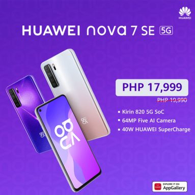 Huawei Makes 5G More Affordable with a Price Drop on the nova 7 SE