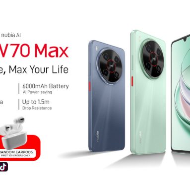 nubia V70 Max Announced in the Philippines