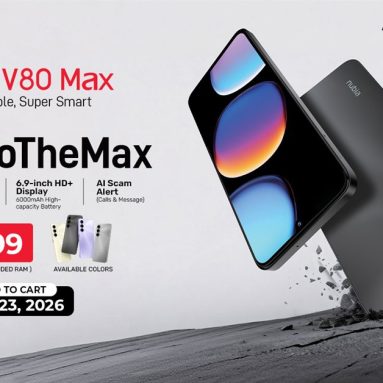 nubia V80 Max with 6,000mAh Battery Priced at PHP 6,499 During Launch