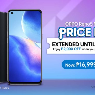Up to PhP2,000 Off on OPPO Reno5 4G and A15s  Until July 31!