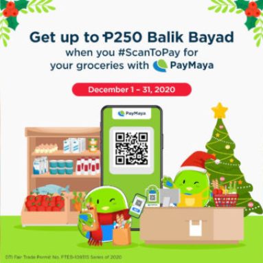 Get Up to PHP 250 Cashback on Your Grocery Shopping with PayMaya