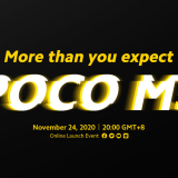 POCO M3 to be Unveiled on November 24