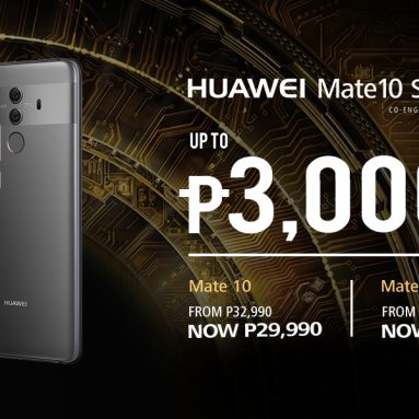 Get PhP3,000 Off the Price of Huawei Mate 10 Series Phones!