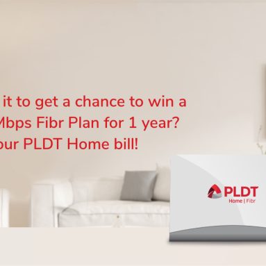 Joining this raffle by PLDT can get you win 1Gbps Unli Fibr Plan
