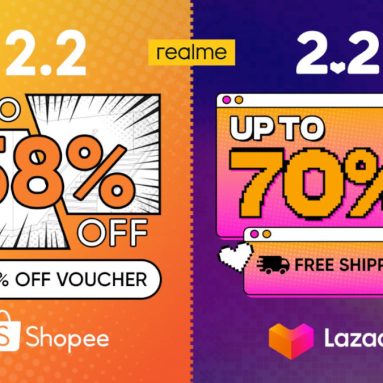 Enjoy Discounts and Offers with realme This Lazada and Shopee 2.2 Sales