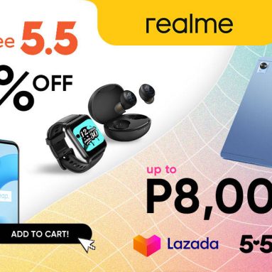 Get realme Products for Up to PHP 8,000 Off this 5.5