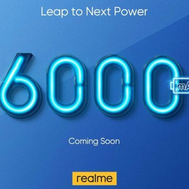 realme Set to Launch a Device with a 6,000mAh Battery