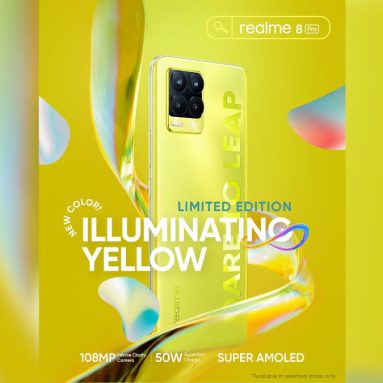 realme Launches Limited Edition Illuminating Yellow Color of the realme 8 Pro in PH