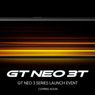 realme GT Neo 3T Teased to Launch in Global Market Soon