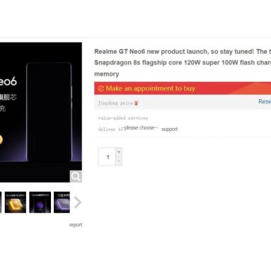 realme GT Neo6 Reservations Begin in China, Confirmed to Have Snapdragon 8s Gen 3 and More