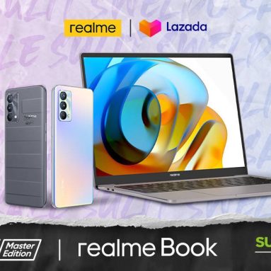 Get up to PHP 8,000 Off on the realme GT Master Edition and realme Book on the Lazada Sulit Sweldo Sale