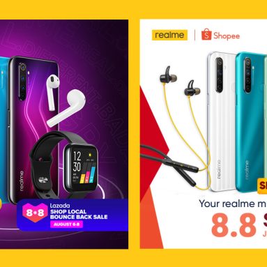 realme Kicks Off Fan Fest Month with up to 34% Off on Select Products via Lazada and Shopee’s 8.8 Sales!