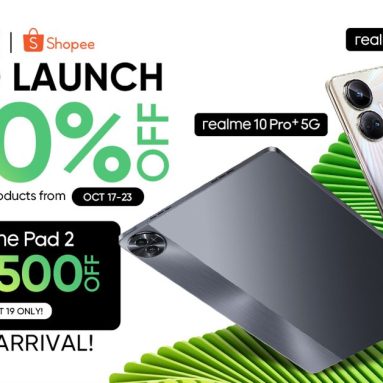 Up to PHP 2,500 Off on the realme Pad 2 at the Shopee Grand Launch!