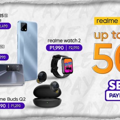 Enjoy up to 50% Off on realme Products on the Shopee Payday Sale this September 30