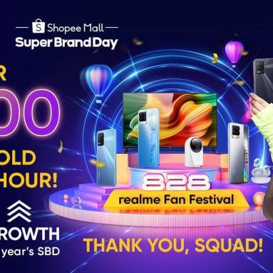 realme Caps Off Global Fan Fest Celebration with 3,500 Units Sold in Shopee Super Brand Day Sale