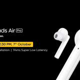 realme Set to Launch Buds Air Pro and Buds Wireless Pro on October 7