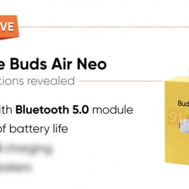Realme Buds Air Neo Spotted: R1 Chip and 17 Hours of Uptime