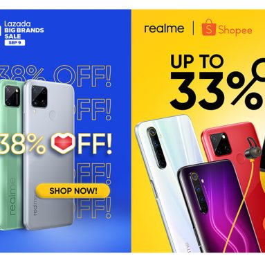 Get Up to 38% Off on realme Products at Lazada and Shopee’s 9.9 Sale Events!