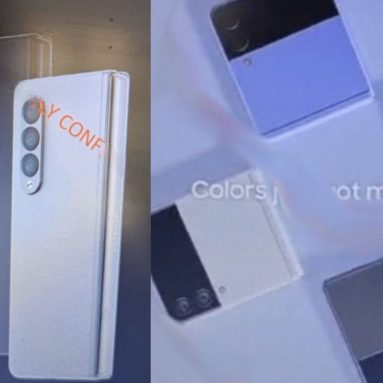 Samsung Galaxy Z Fold3 and Z Flip3 Promo Materials Leak