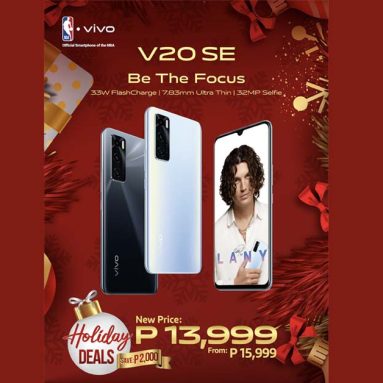 Get PhP2,000 Off the vivo V20 SE Starting Today, December 1!