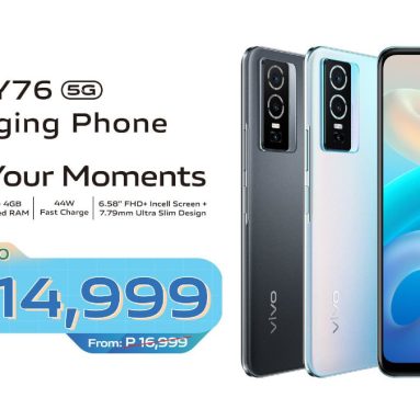 vivo Y76 5G Now Available for PHP 14,999