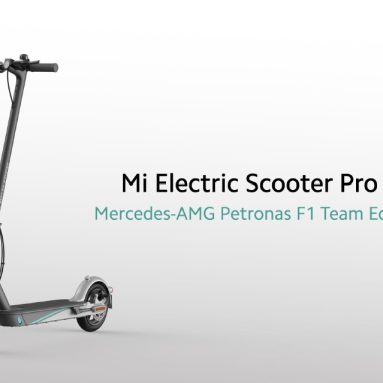 Xiaomi Unveils the Mi Electric Scooter Pro 2 Mercedes-AMG Petronas F1 Team Edition